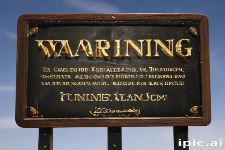 warning sign