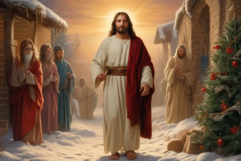 jesus at christmas images