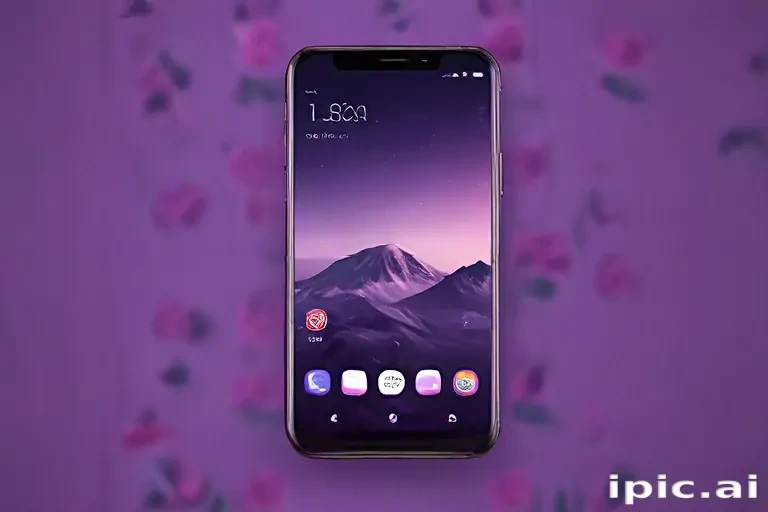 purple lockscreen