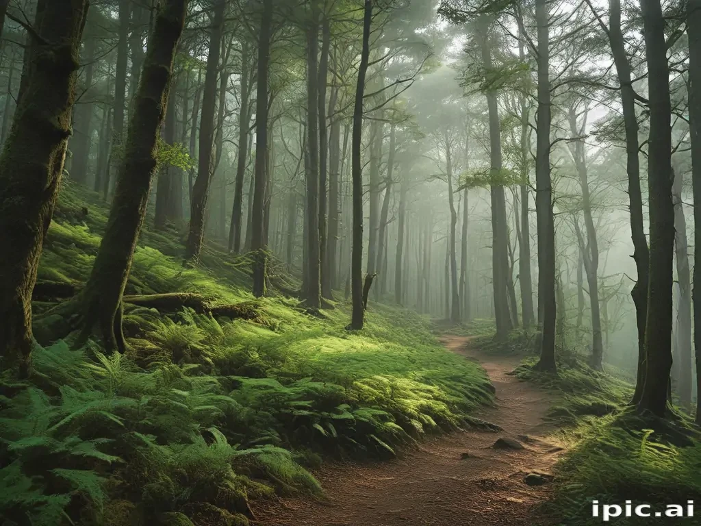 green forest aesthetic