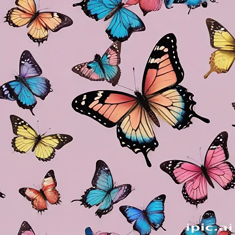 aesthetic butterfly wallpaper