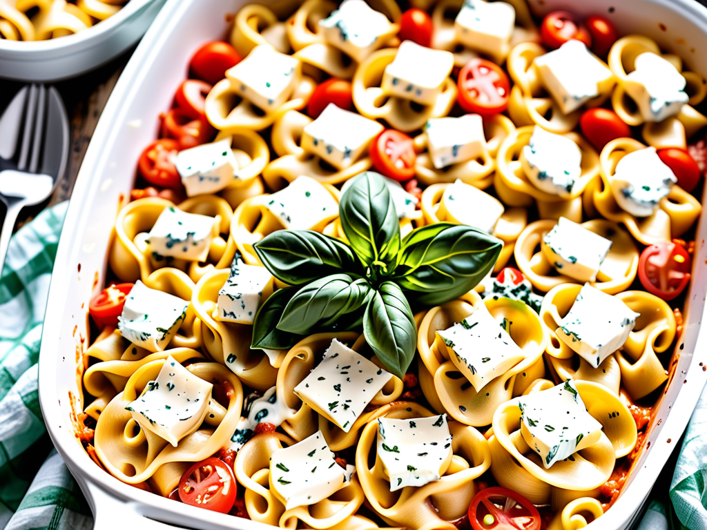 tortellini bake with cream cheese