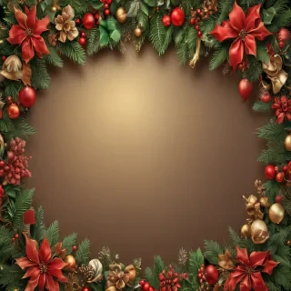 christmas background frame