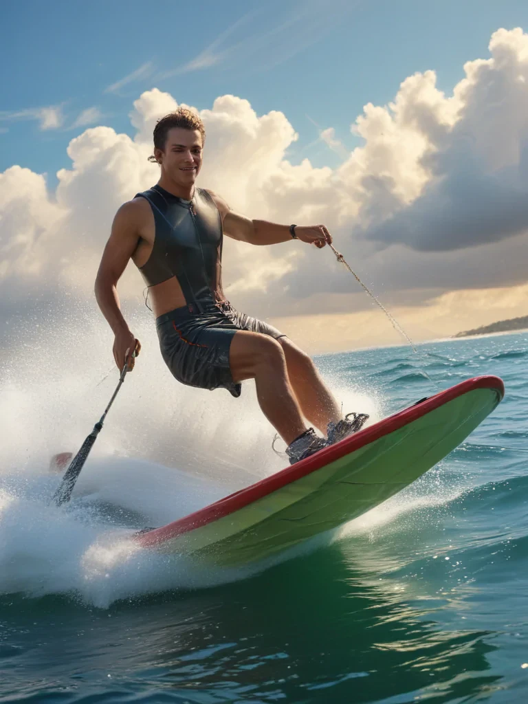 water skiing