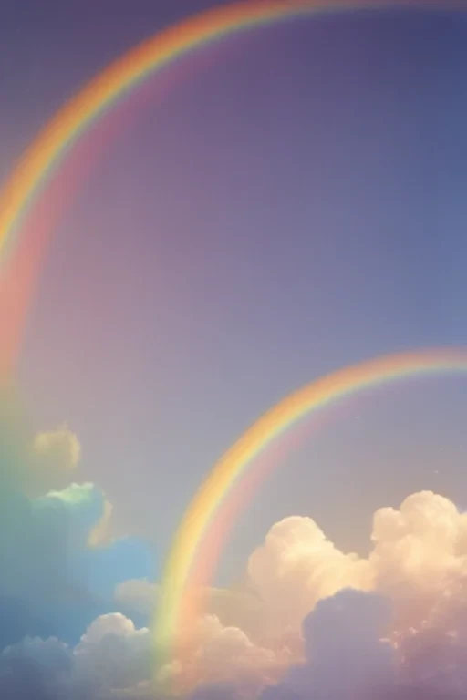 cute rainbow background