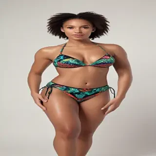 black woman in bikini png