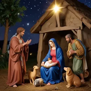 merry christmas nativity images free