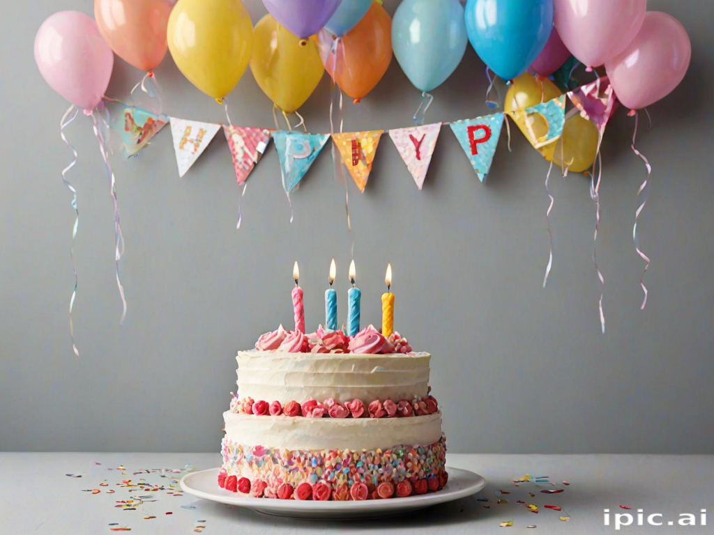 happy birthday transparent background