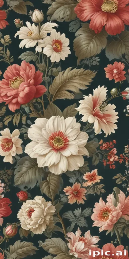 floral wallpaper aesthetic