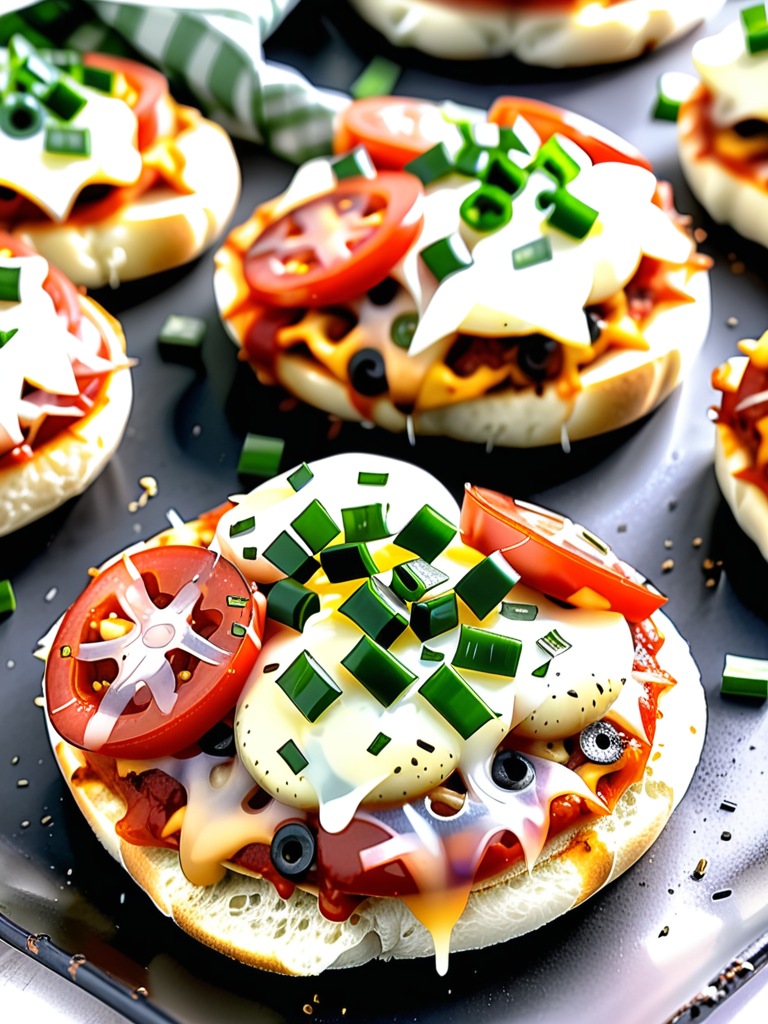 air fryer english muffin pizza