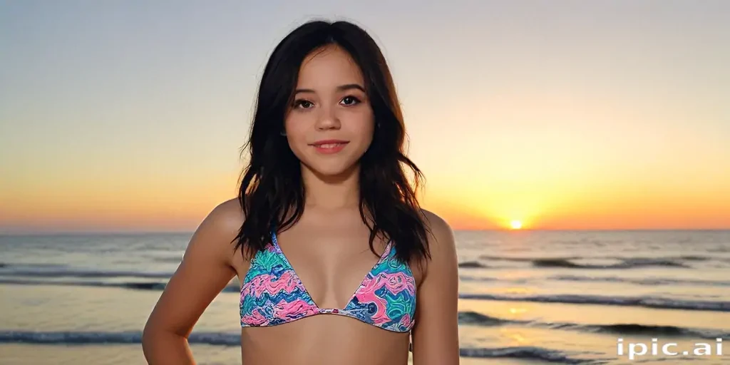 jenna ortega in a bikini