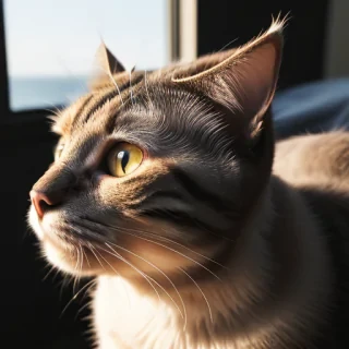 cat with background