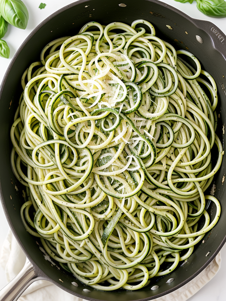 one pot zucchini basil pasta