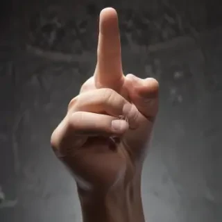 pointing at you