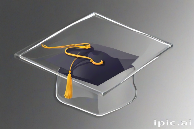 transparent graduation cap