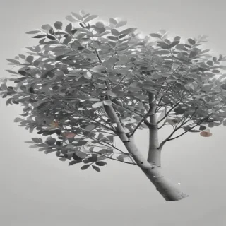 eucalyptus clipart black and white