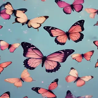 aesthetic butterfly background