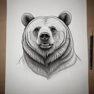 bear pic drawing