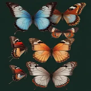 png butterflies