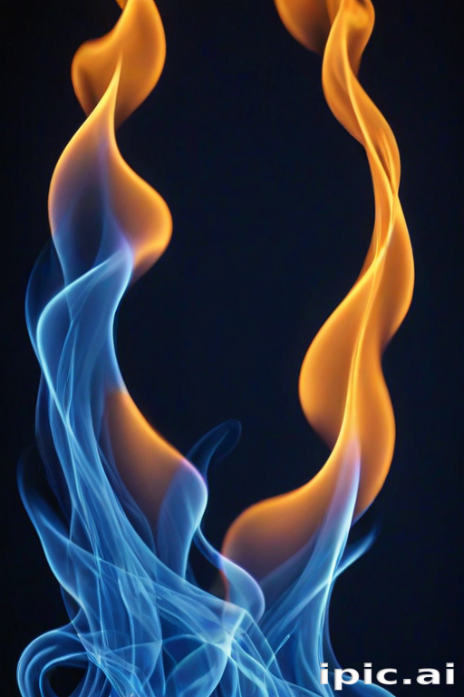 blue flame background
