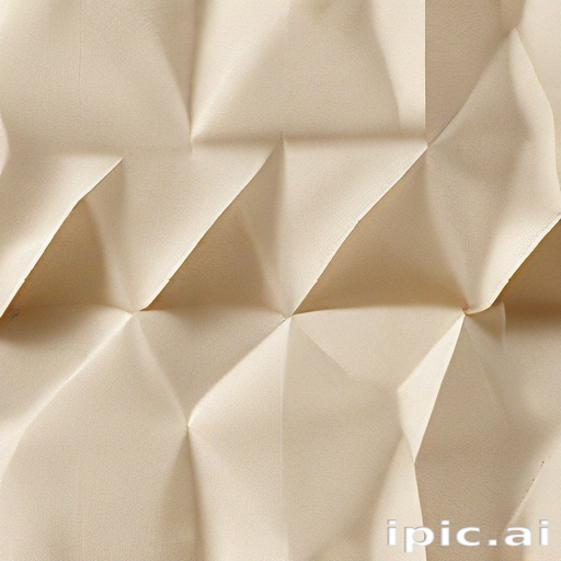 Intricate Textured Surface Featuring Soft Creases and Warm Beige Tones