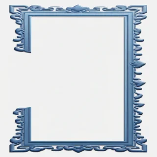 blue border png