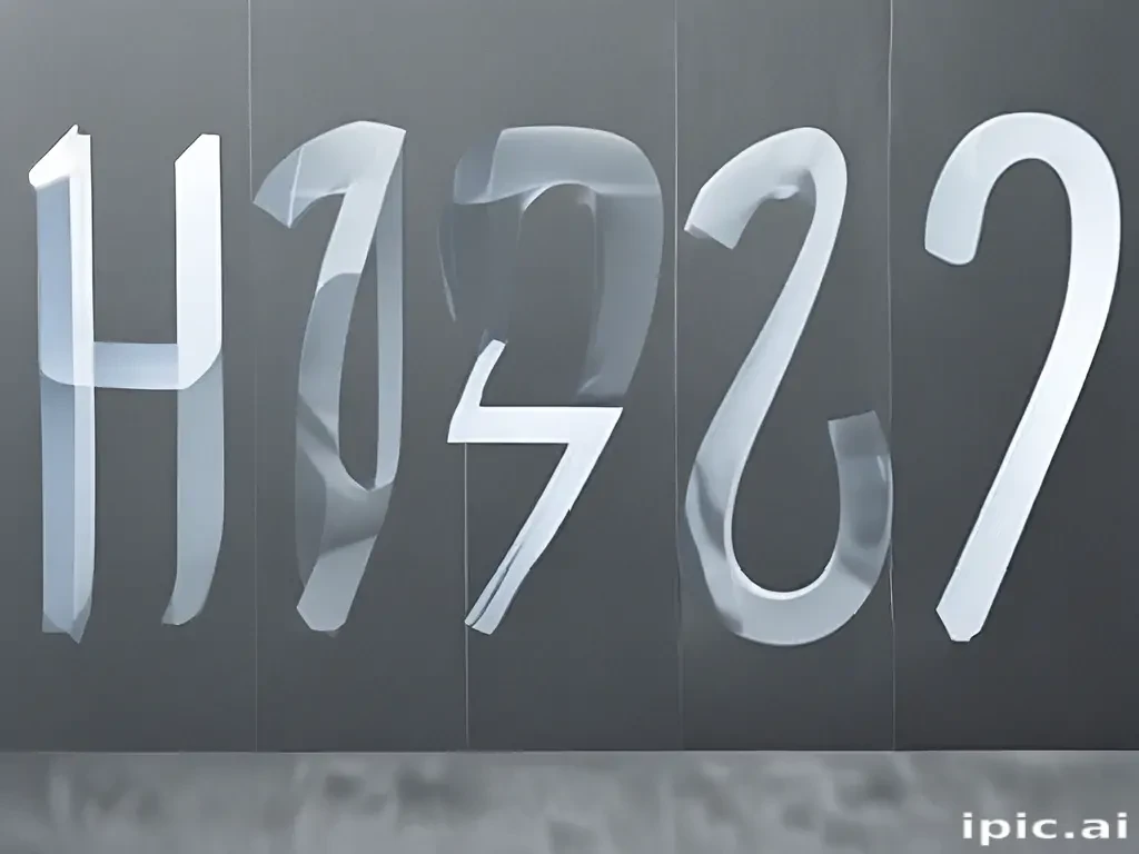 transparent numbers