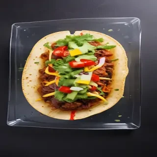 transparent taco