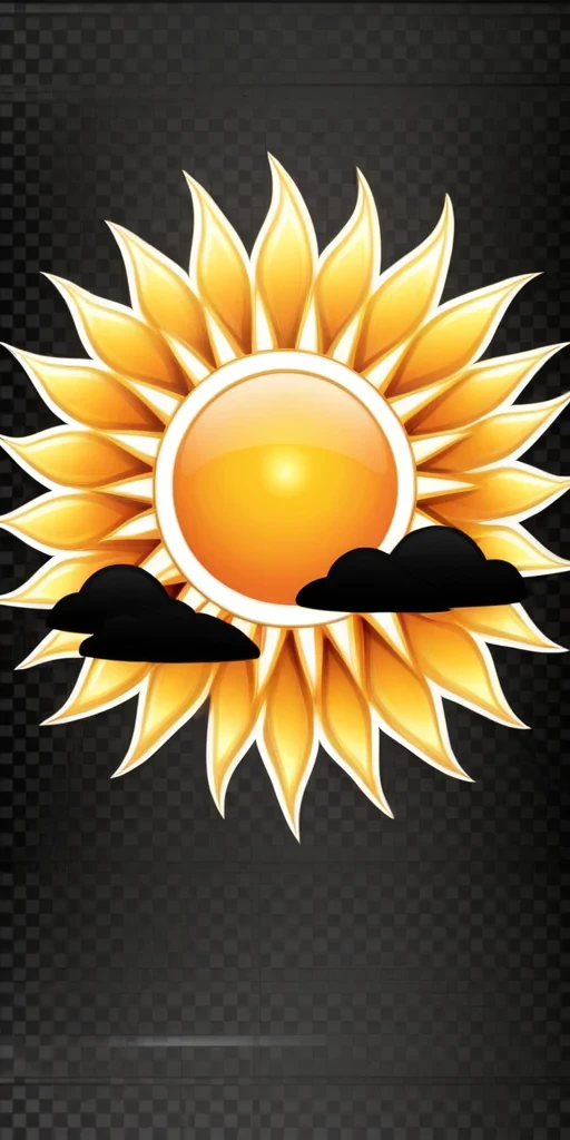 sun clipart transparent background