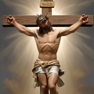 jesus on the cross picture