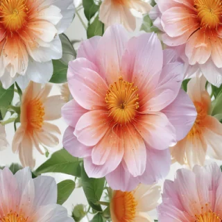 transparent flower background