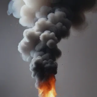 smoke no background