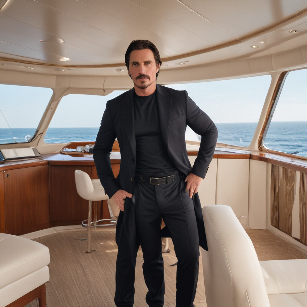 bruce wayne yacht scene