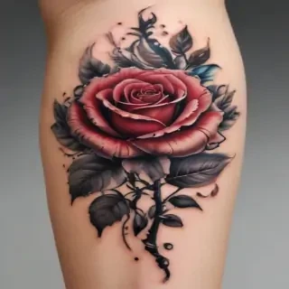 rose tattoo png