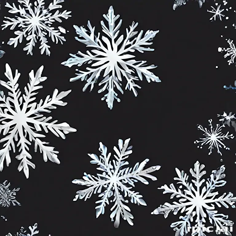 snowflakes clipart transparent background