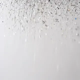 sparkles white background