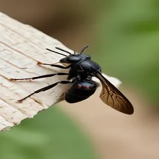 black wasp