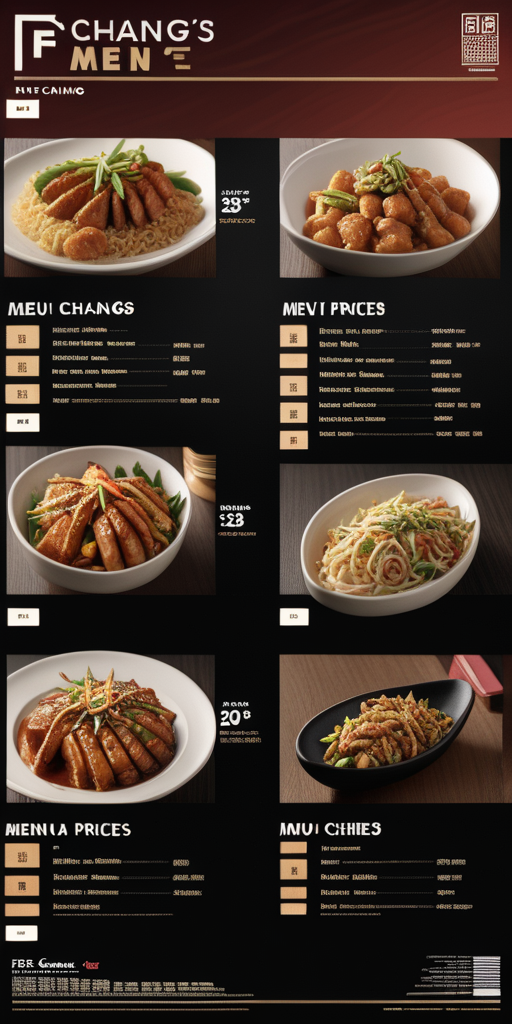 p.f. chang's menu with prices 2023 with pictures