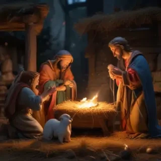 manger scene images free