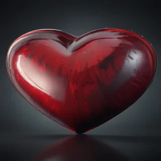 blurry heart