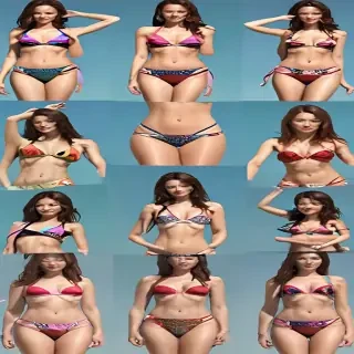 girls in bikinis ai