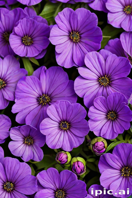 purple flowers background