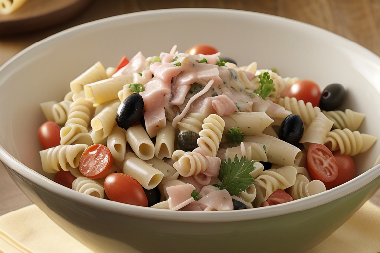 pasta salad with olive garden dressing