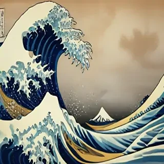 the great wave wallpaper