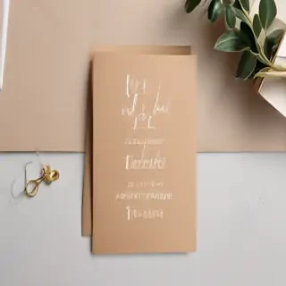 greeting card mockup