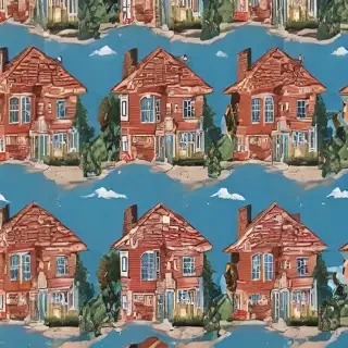 background of a house