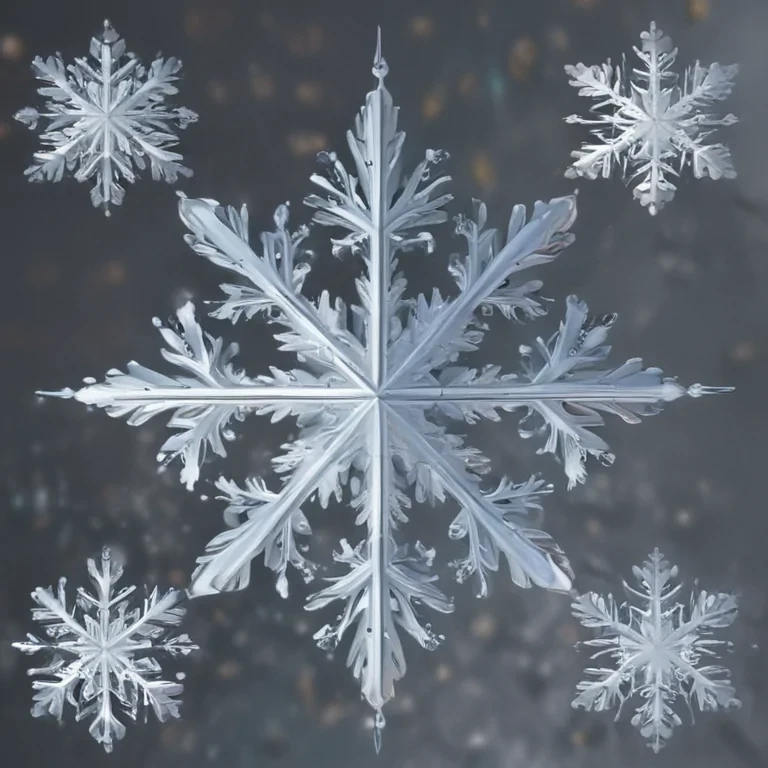 snowflake clipart free