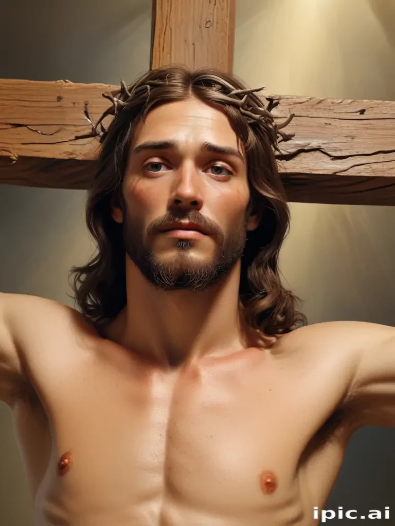 picture of jesus on the cross