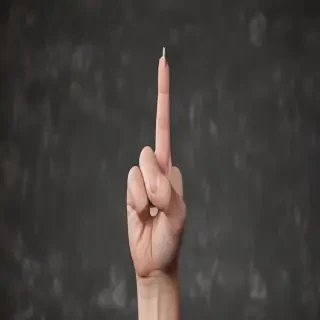 middle finger background