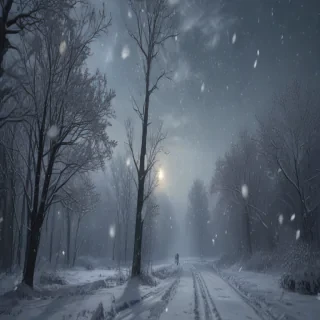 falling snow png